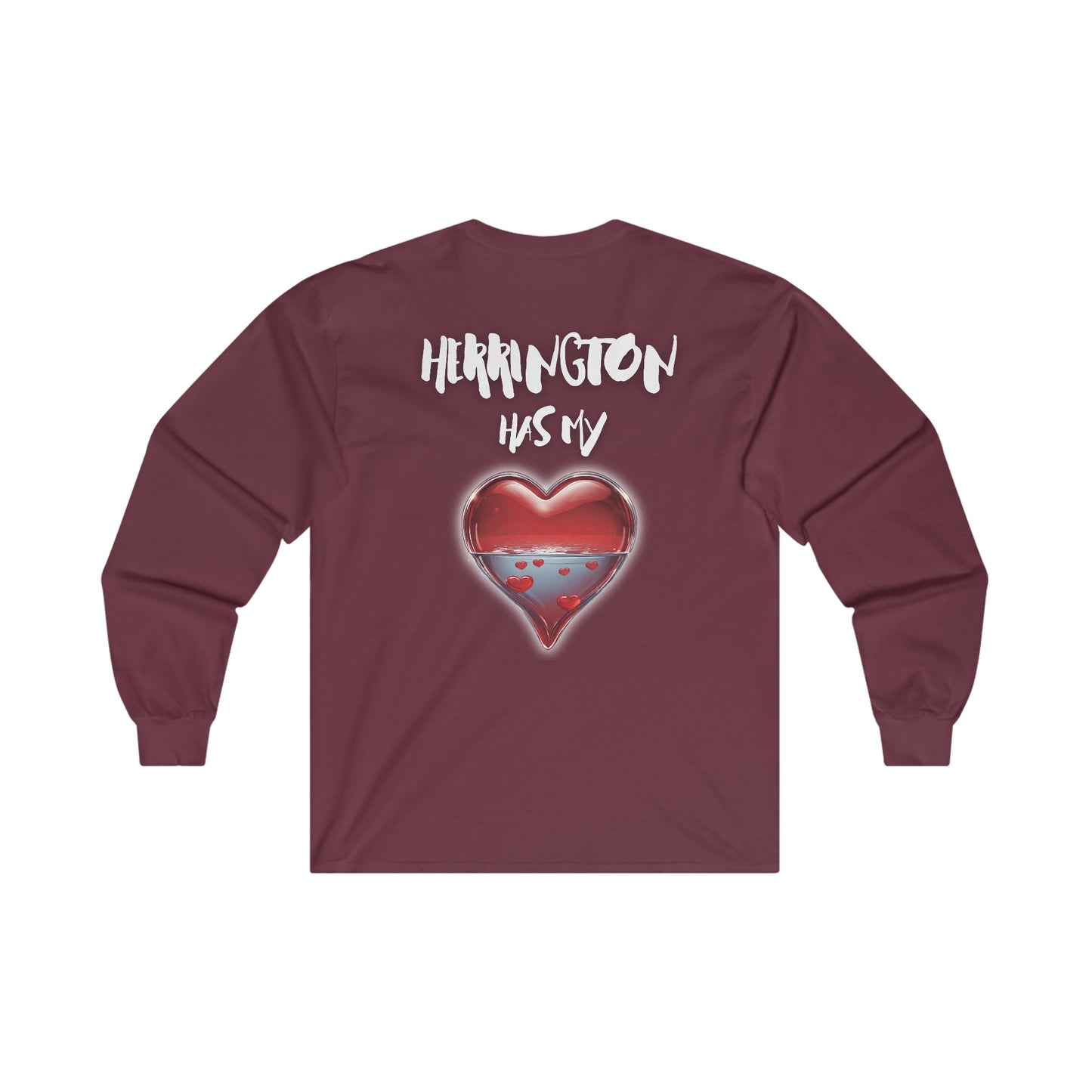 "Herrington Has My Heart" Ultra Cotton Double-Sided Long Sleeve Tee