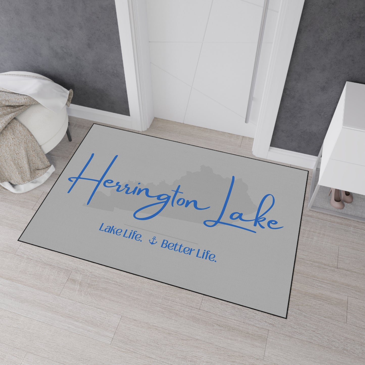 Herrington Lake Signature Collection Heavy Duty Floor Mat, Light Grey