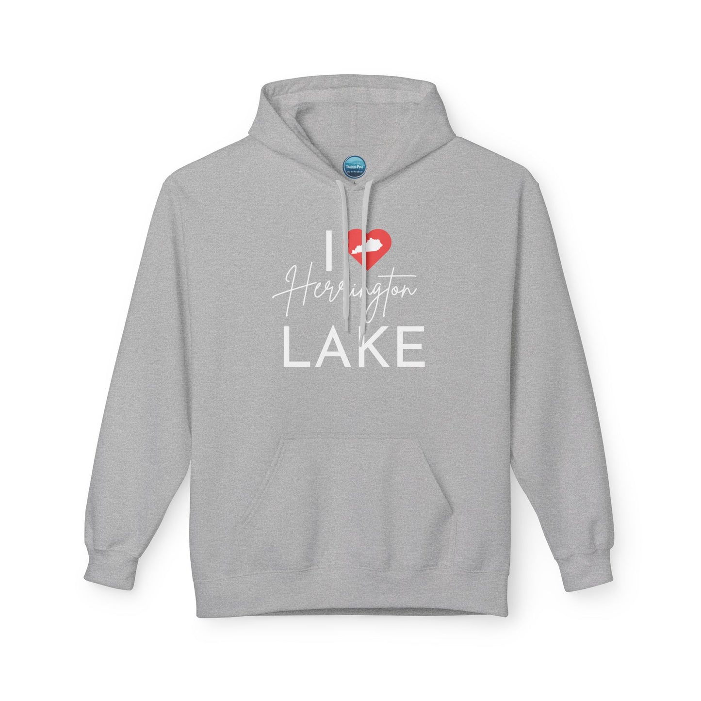 I ❤️ Herrington Lake Unisex Midweight Softstyle Cotton-Faced Fleece Hoodie