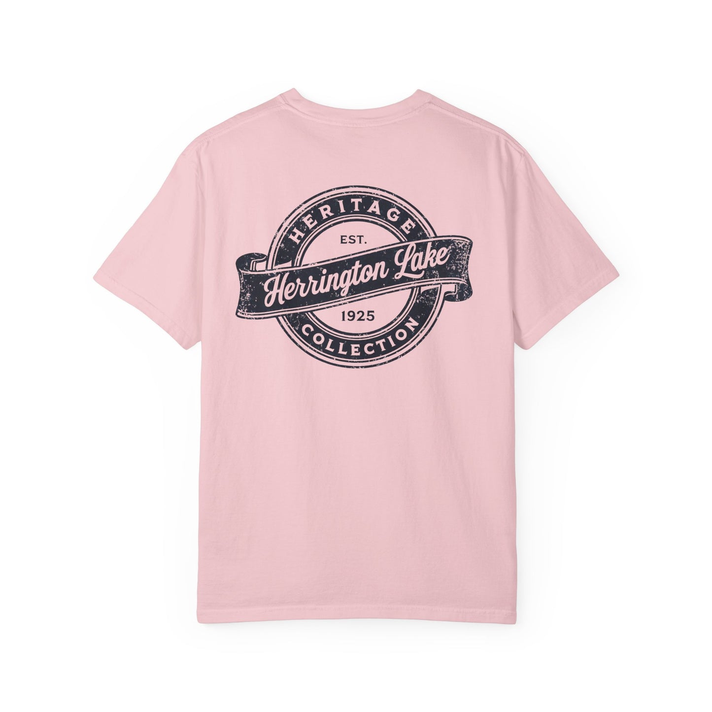 Vintage Herrington Lake Heritage Collection Premium Garment-Dyed Comfort Colors TShirt (Double-Sided Print)