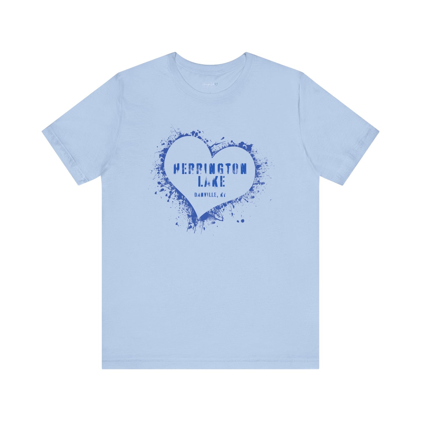 Herrington Lake Heart & Hometown Jersey Knit Cotton Tee (Danville, KY)