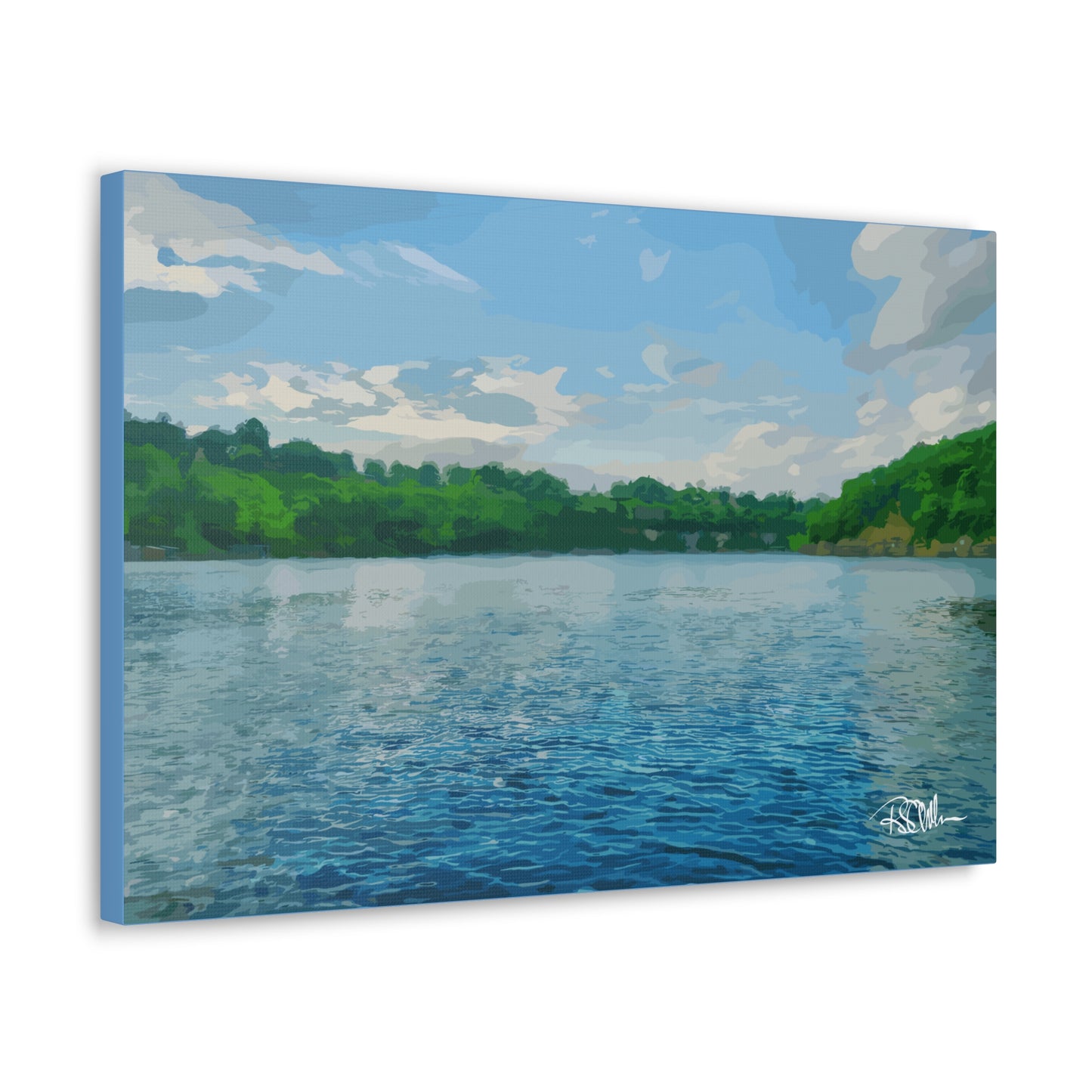 "Herrington LakeScape - 1" Canvas Gallery Wraps