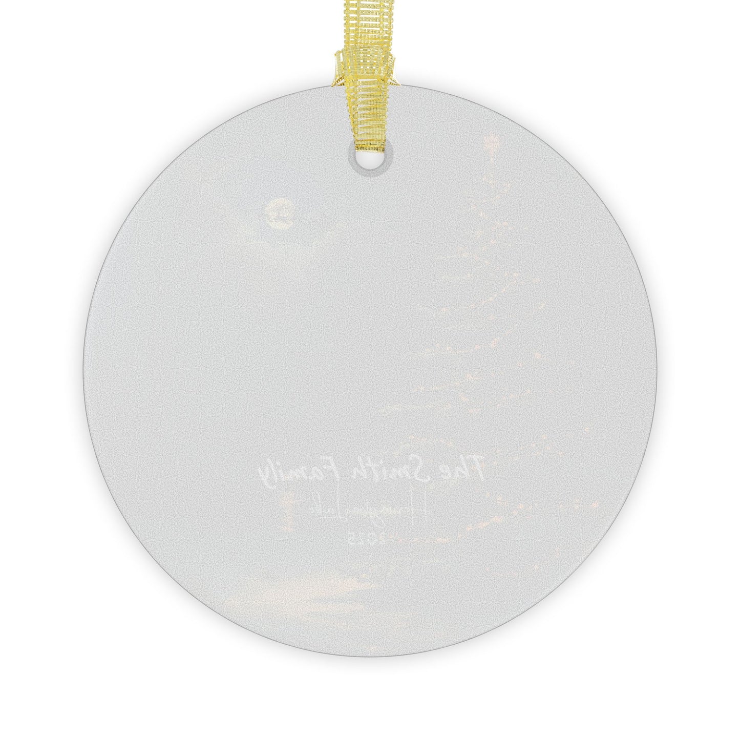 Custom Personalized Herrington Lake Christmas 2025 Glass Ornaments