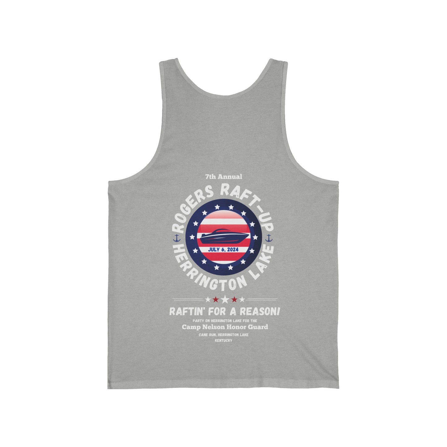 Rogers Raft-Up Unisex Jersey Knit Cotton Tank