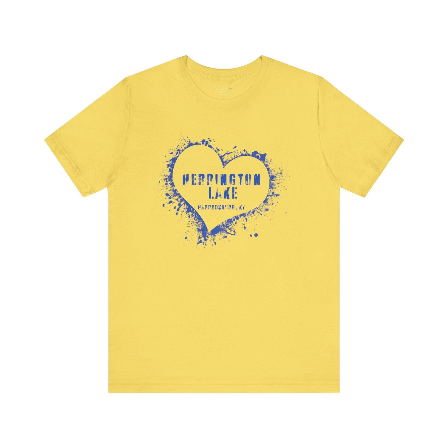 Herrington Lake Heart & Hometown Jersey Knit Cotton Tee (Harrodsburg, KY)