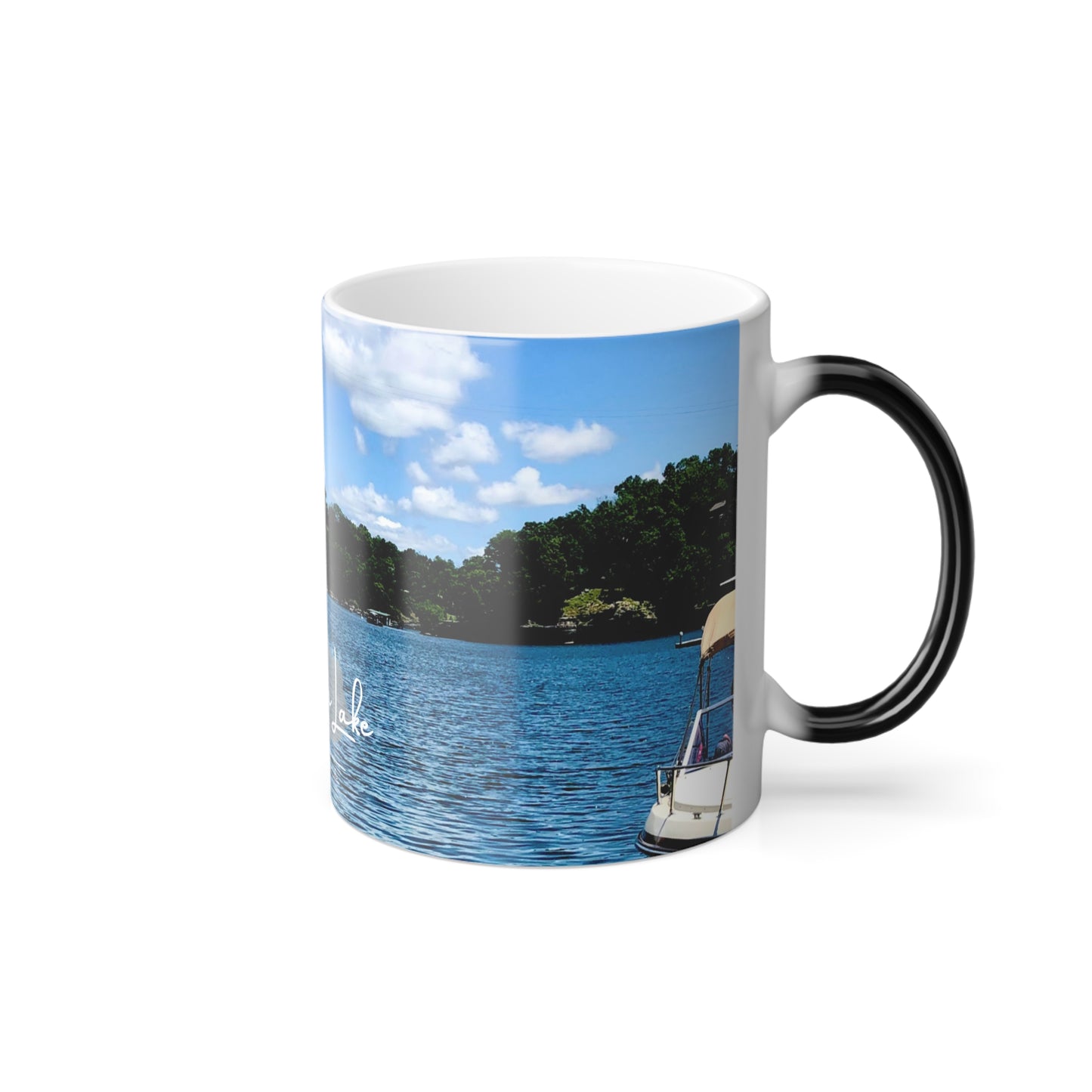 "Welcome to Herrington Lake" Color Morphing Mug, 11oz