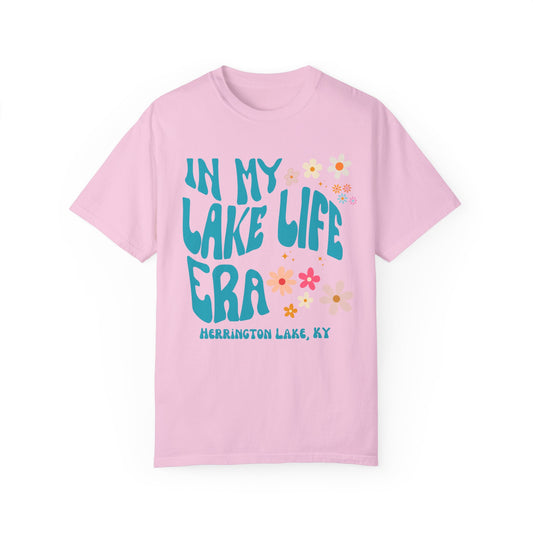 "In My Lake Life Era" Pastels Premium Garment-Dyed Cotton T-shirt