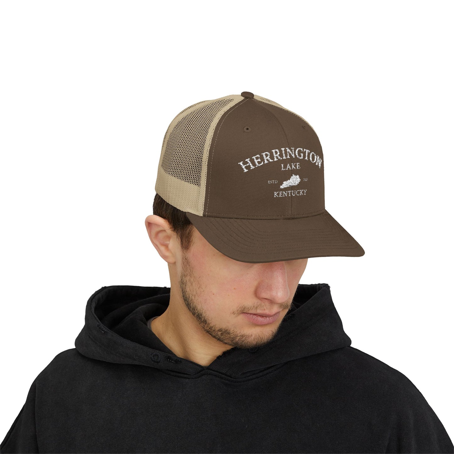 Embroidered Simply Herrington Collection Snapback Trucker Cap