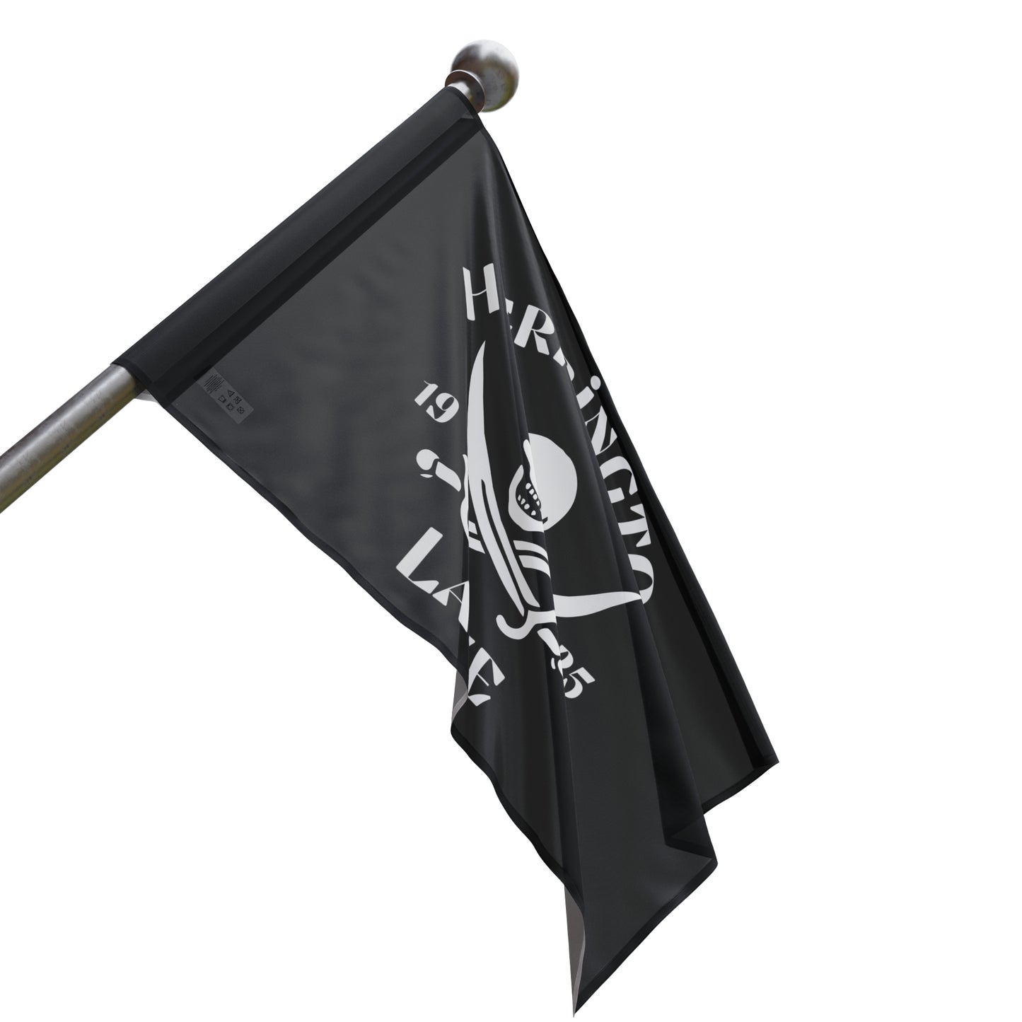 Herrington Lake Pirate Flag - Black