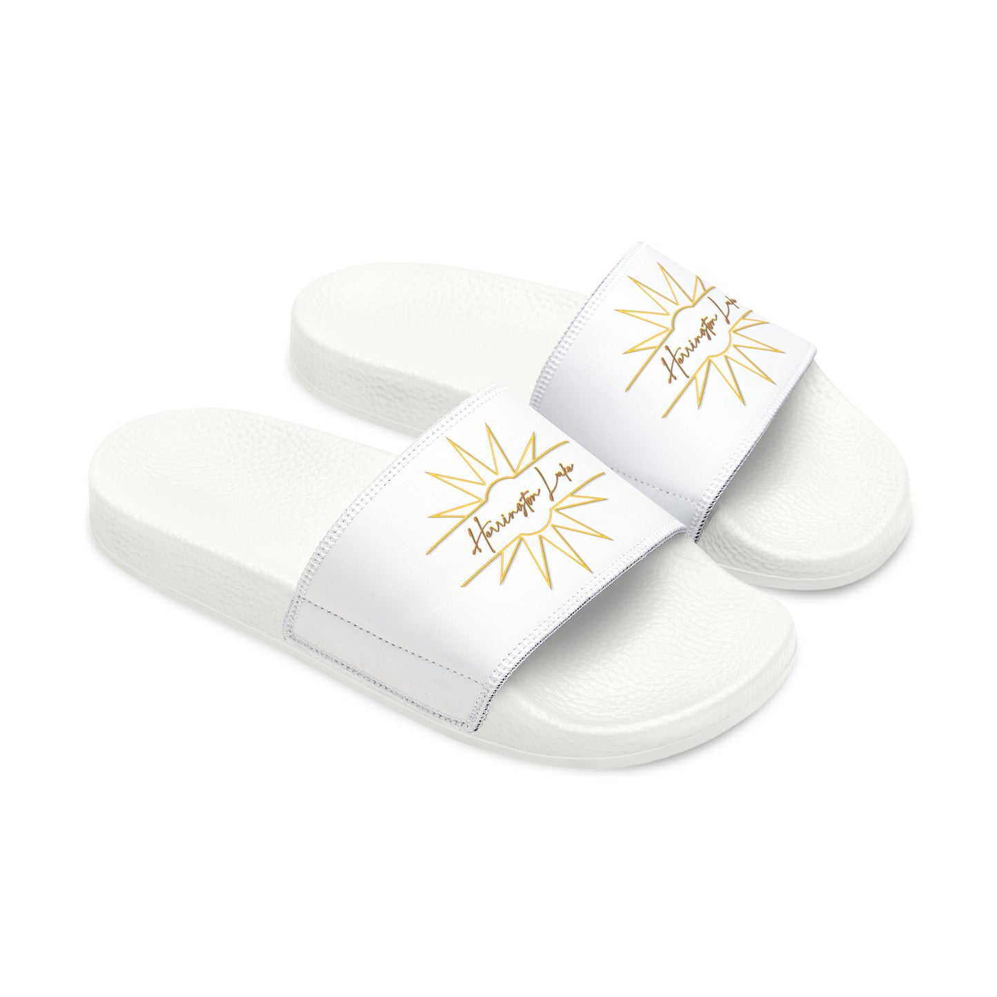 Youth HLKY Sunburst Slide Sandals, White