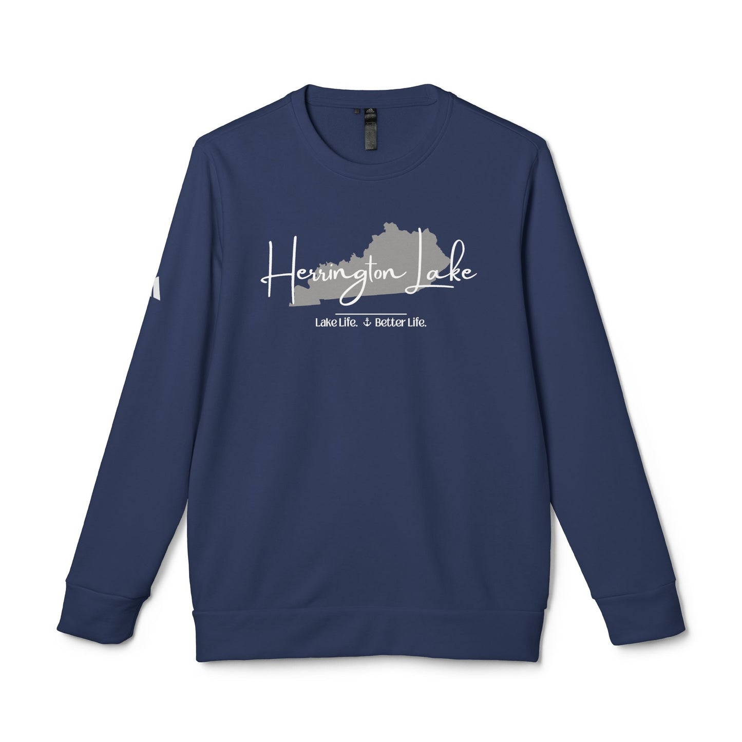 Herrington Lake Signature Collection adidas® Unisex Fleece Crewneck Sweatshirt