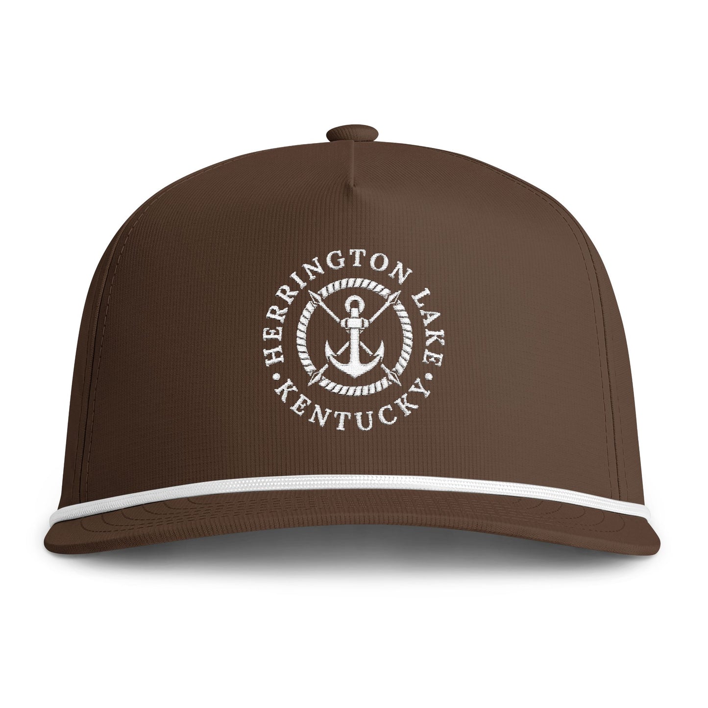 Herringotn Lake Embroidered Nautical Collection Sunwashed Rope Cap
