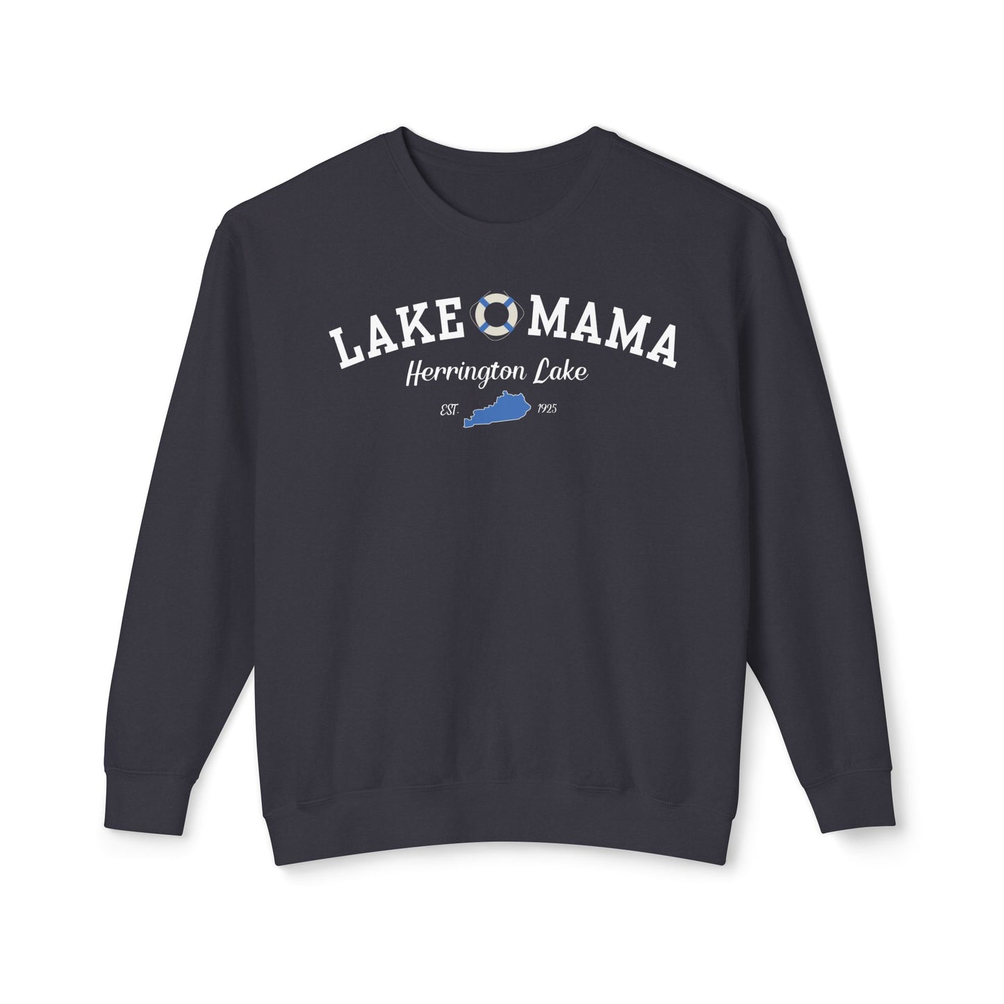 "Lake Mama" Lightweight Crewneck Sweatshirt by Comfort Colors