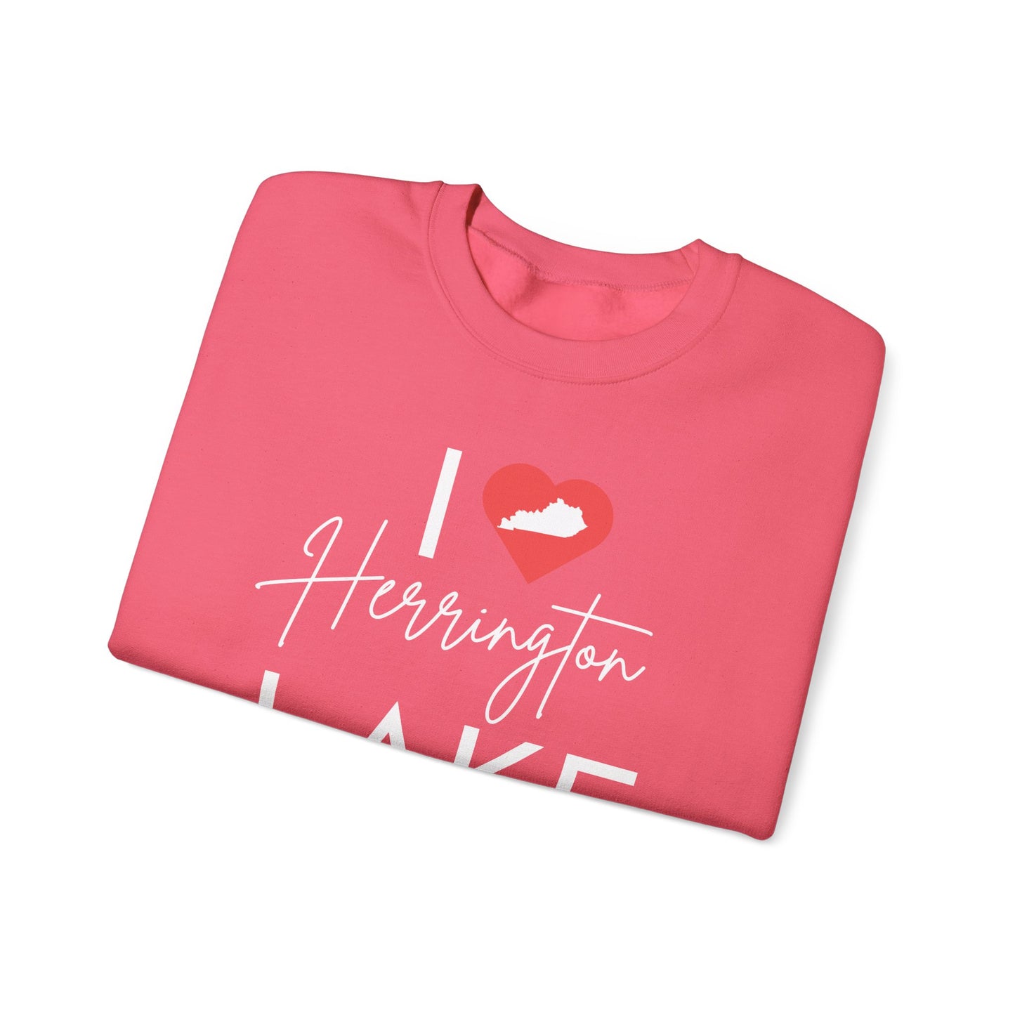 I ❤️ Herrington Lake Heavy Blend™ Crewneck Sweatshirt