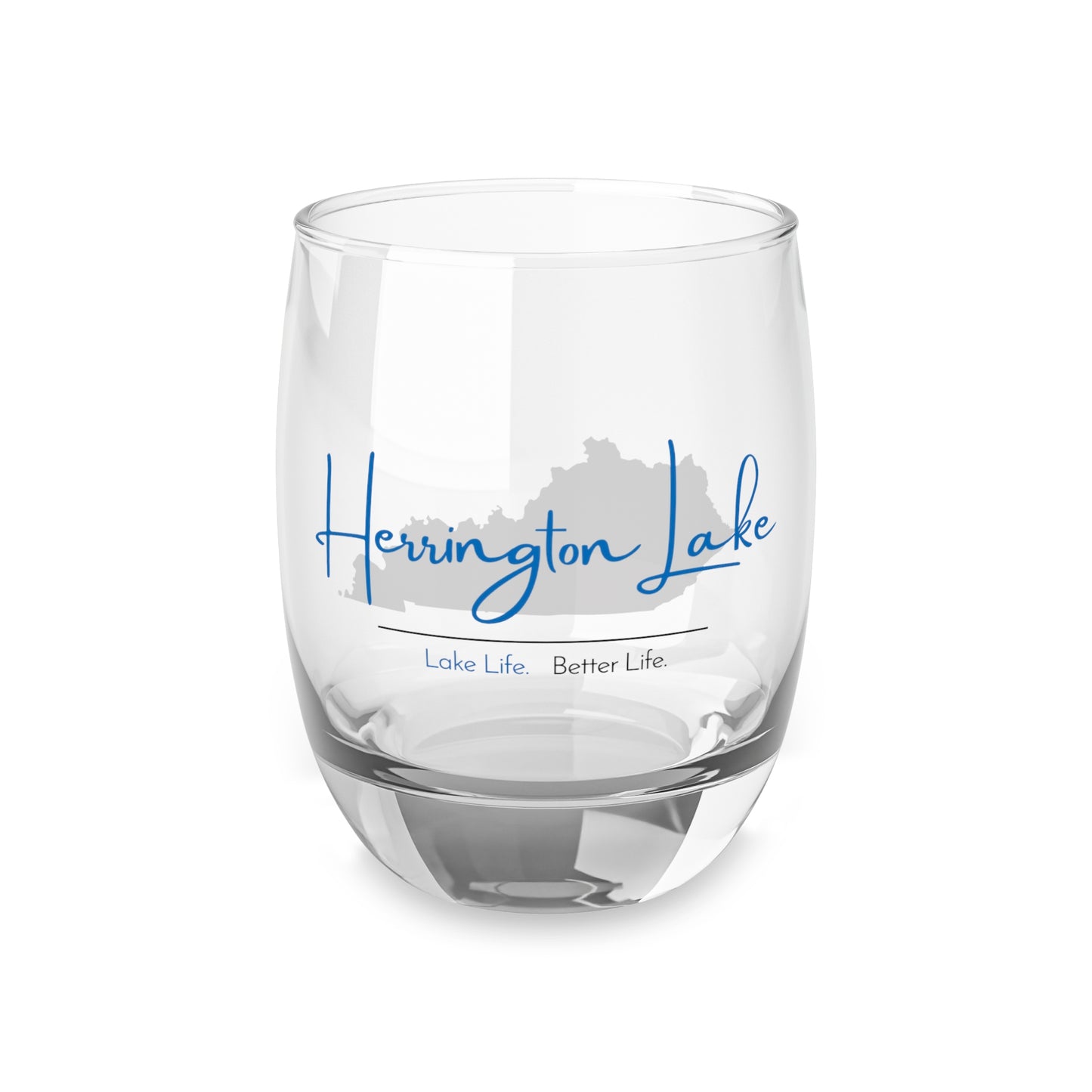 Herrington Lake Signature Whiskey Glass, 6oz (Blue)