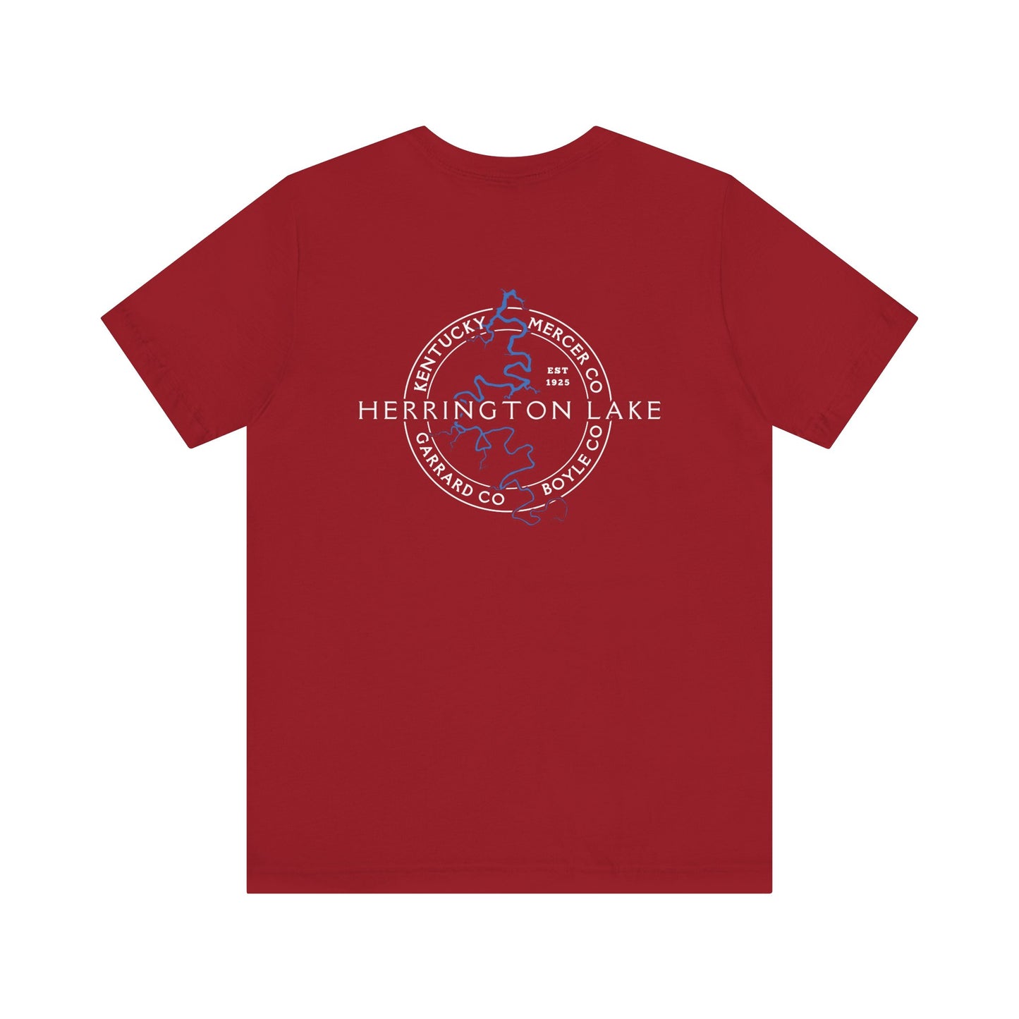 "The Classic" Herrington Lake and County Unisex Jersey Knit Cotton Short Sleeve Tee