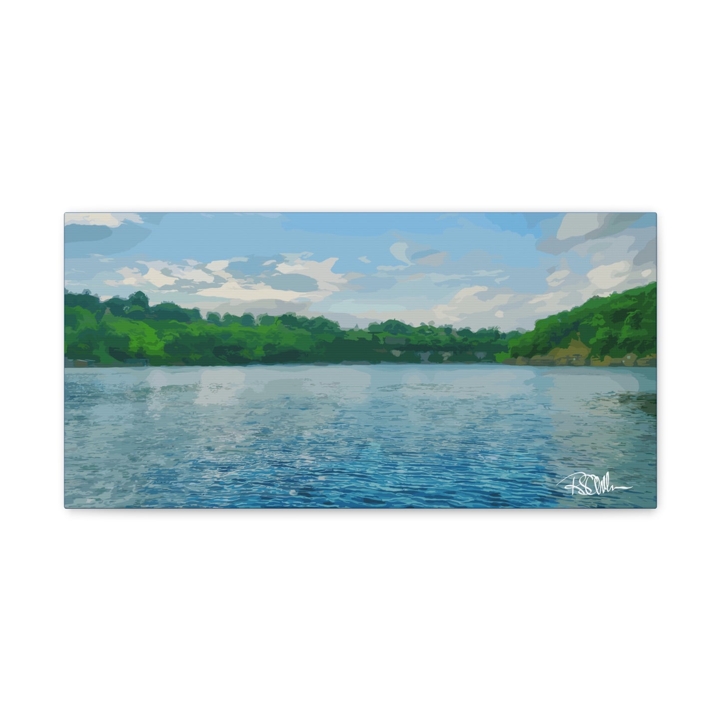 "Herrington LakeScape - 1" Canvas Gallery Wraps