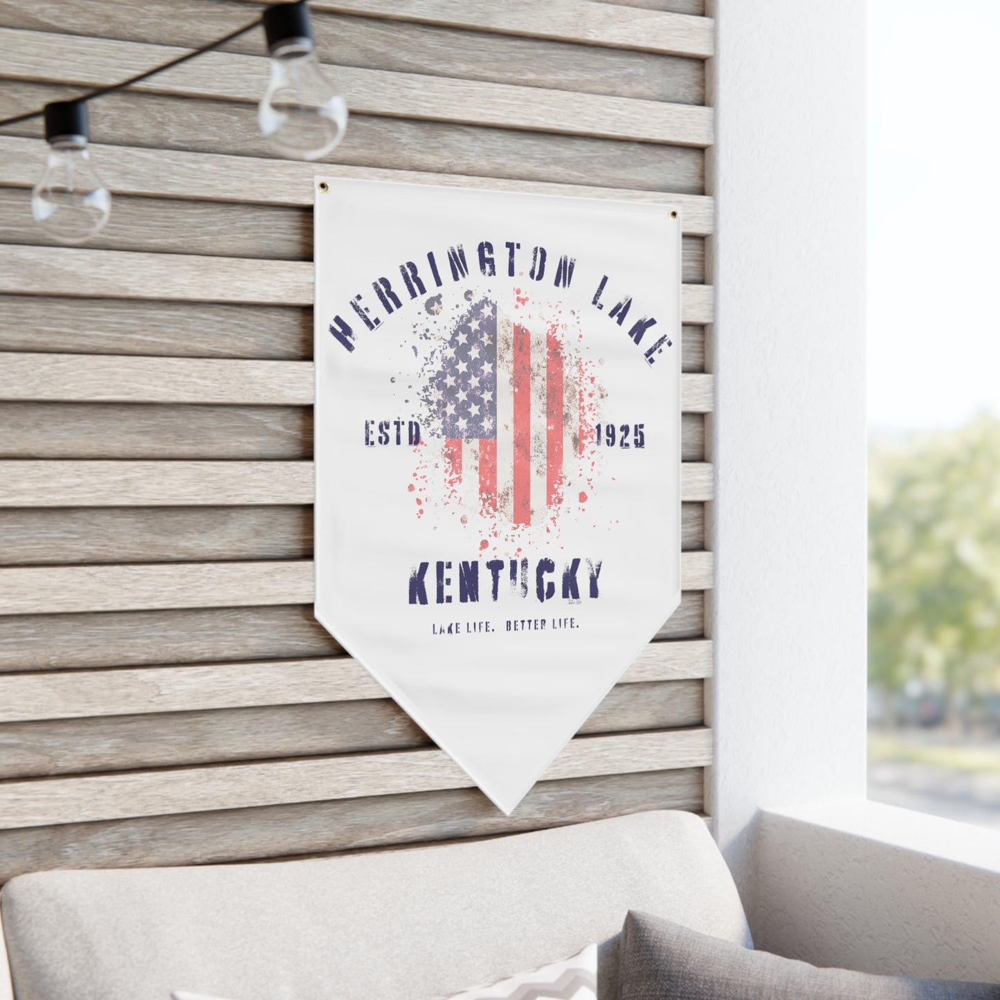 Herrington Lake Patriots Collection Pennant Banner