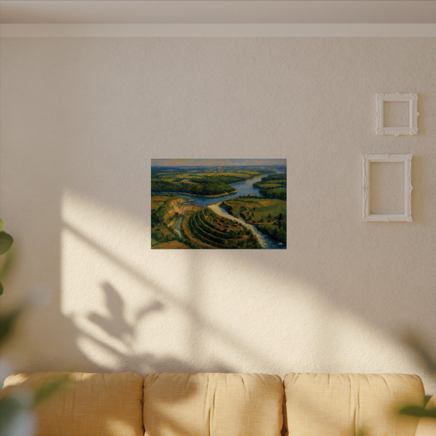 "Dix Dam: A Painter's Perspective" Textured Watercolor Matte Posters (285 gsm watercolor paper)