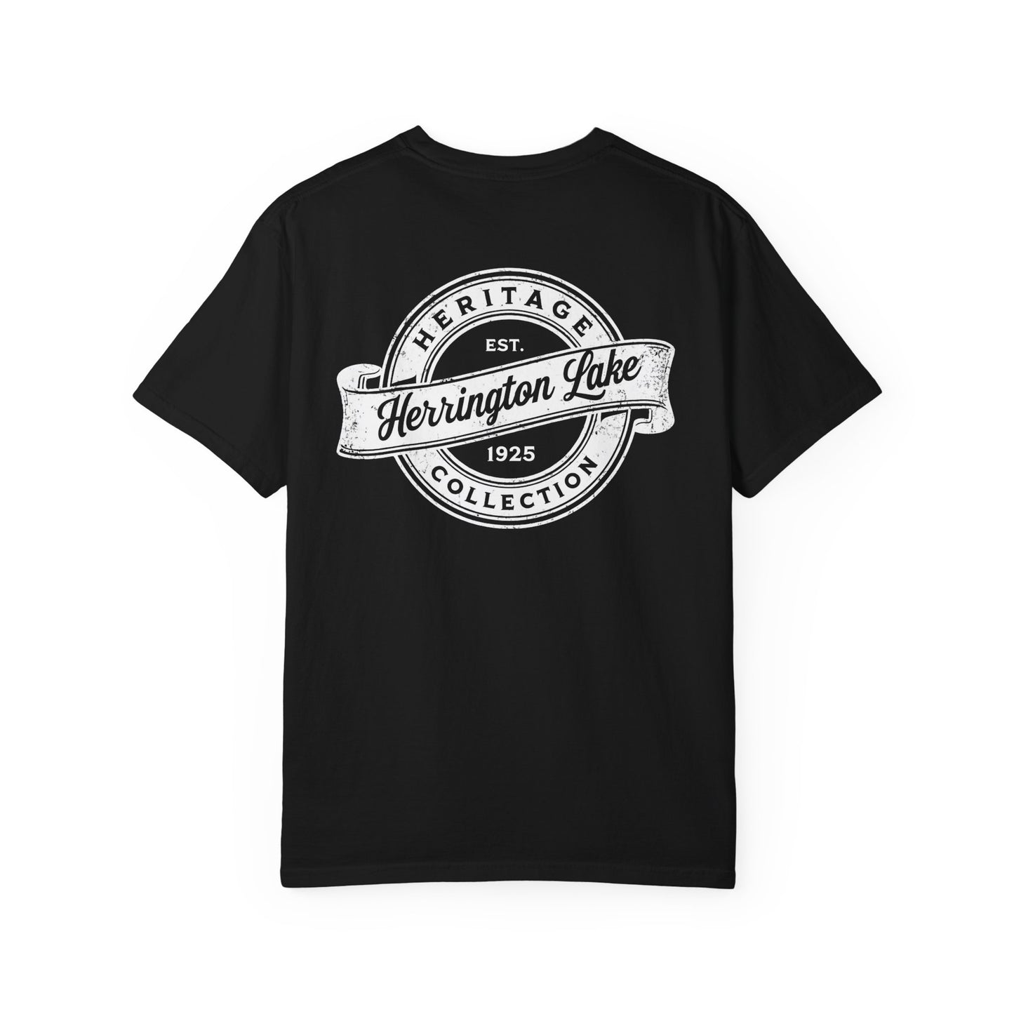 Vintage Herrington Lake Heritage Collection Premium Garment-Dyed Comfort Colors TShirt (Double-Sided Print)