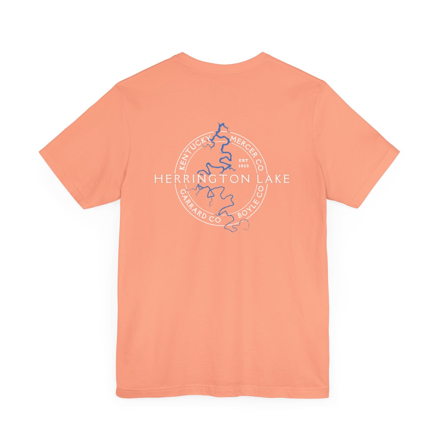 "The Classic" Herrington Lake and County Unisex Jersey Knit Cotton Short Sleeve Tee