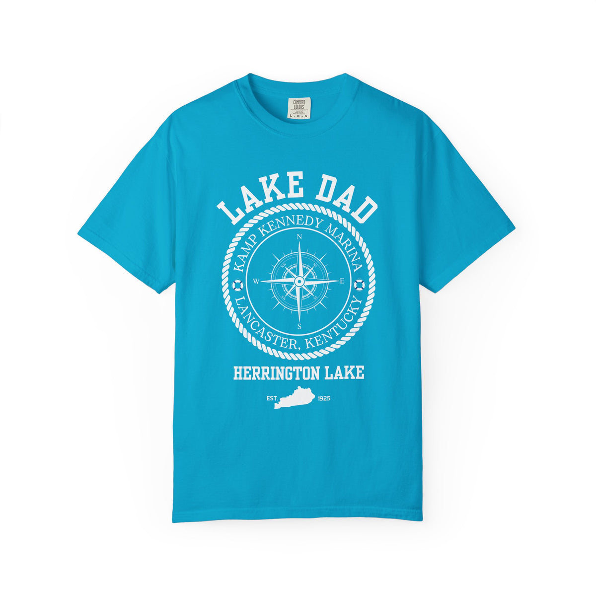 Kamp Kennedy Special - "Lake Dad" Premium Garment-Dyed Comfort Colors TShirt