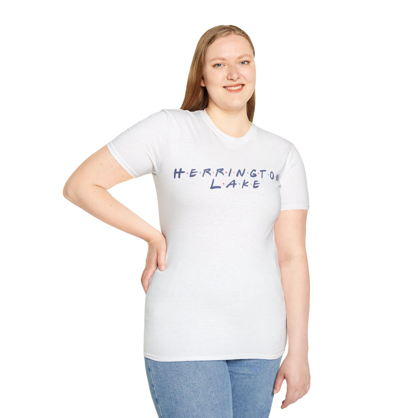 Lake FRIENDS Are the Best FRIENDS Double-Sided Soft Cotton T-Shirt