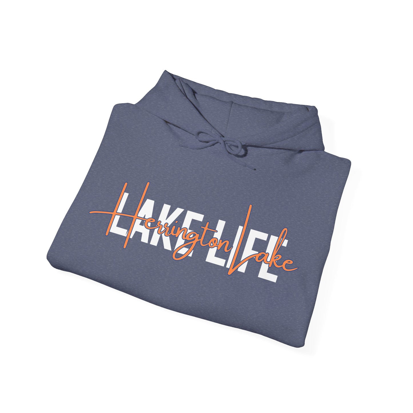 The Herrington Lake Life "Stack" Collection Unisex Heavy Blend™ Hooded Sweatshirt
