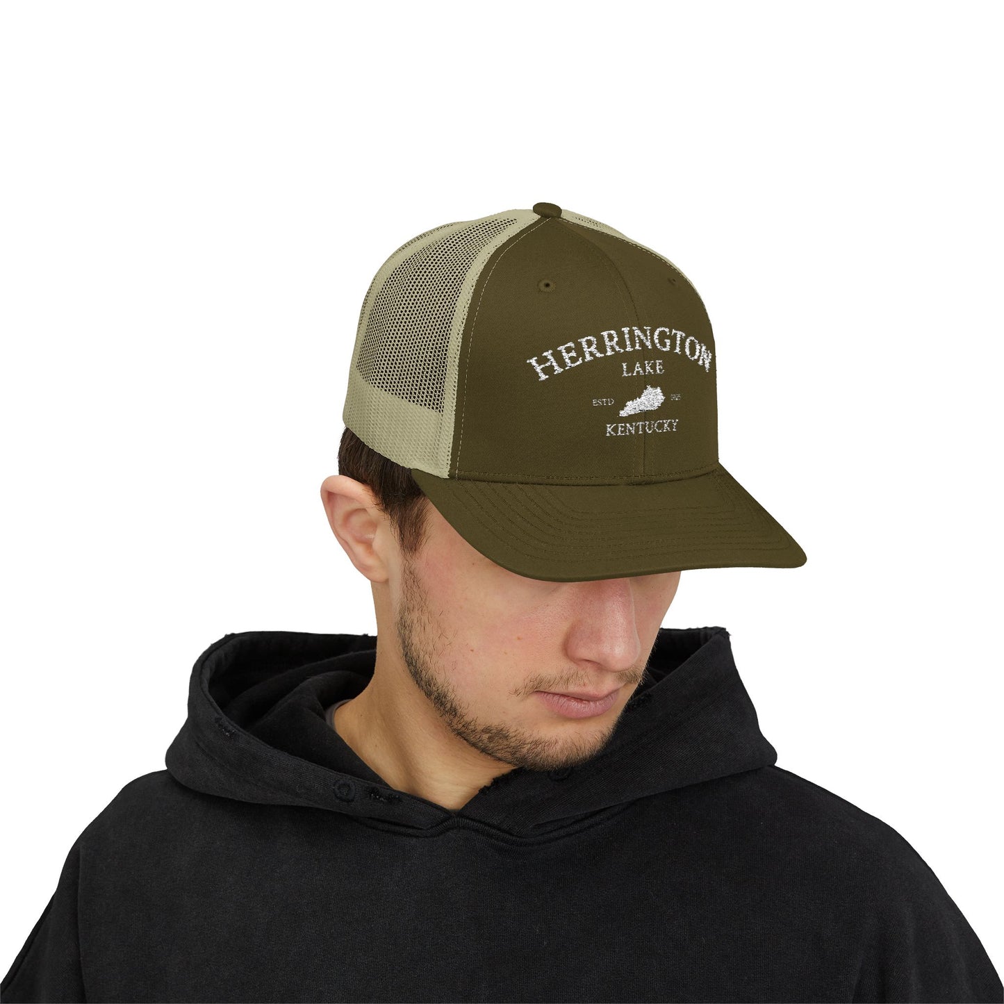 Embroidered Simply Herrington Collection Snapback Trucker Cap