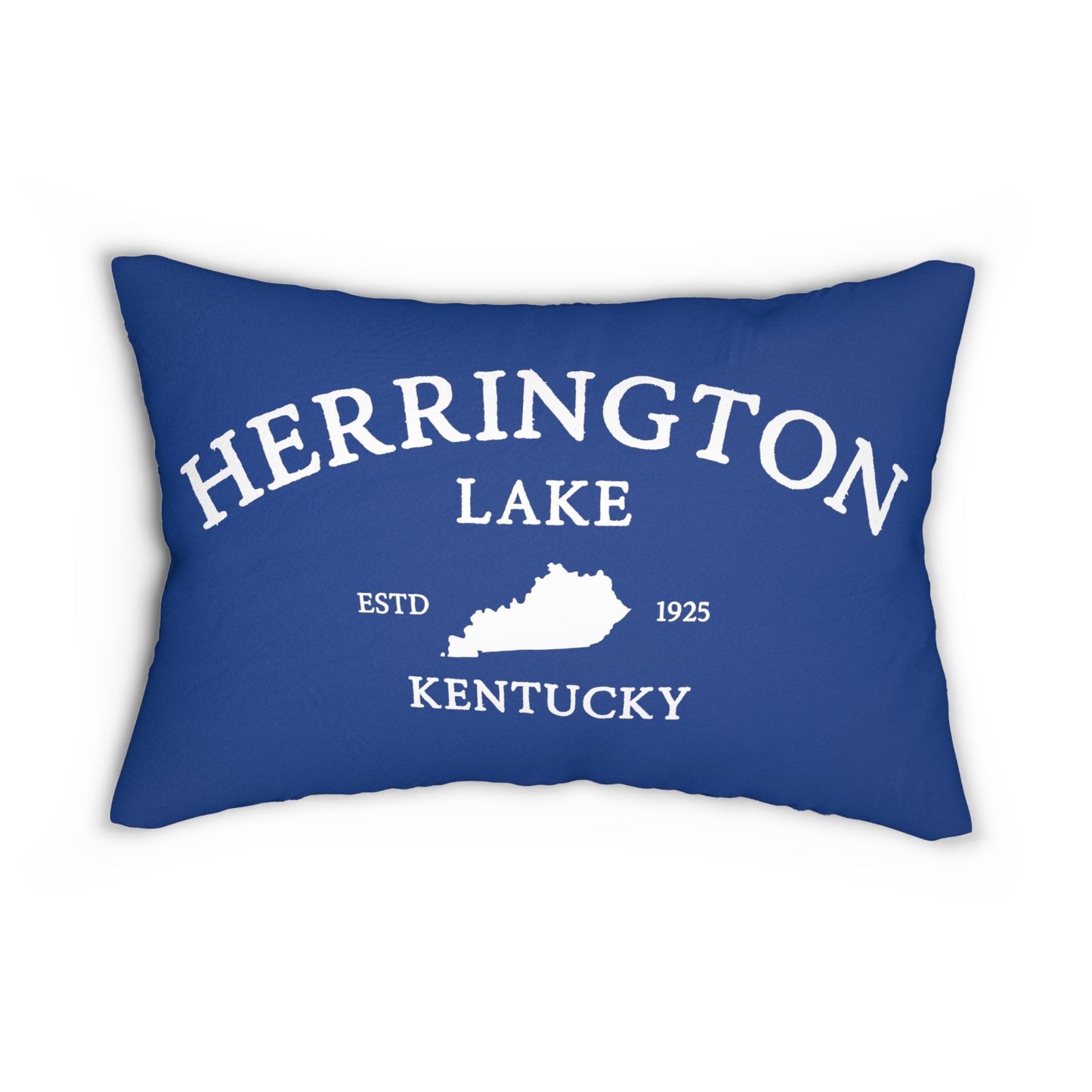 "Simply Herrington" Collection Lumbar Pillow (Blue)