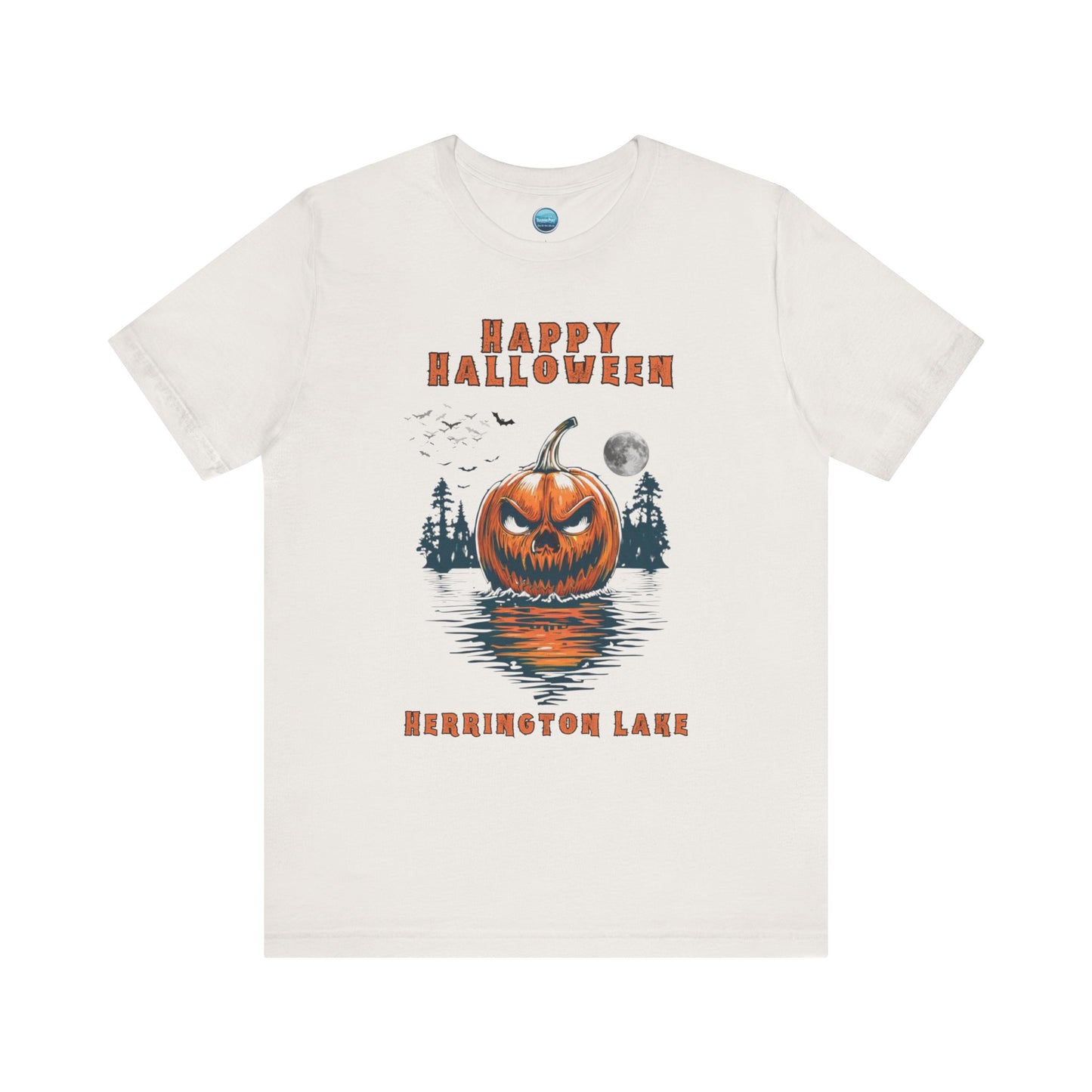 HAPPY HALLOWEEN From Herrington Unisex Jersey Knit Cotton Short Sleeve Tee