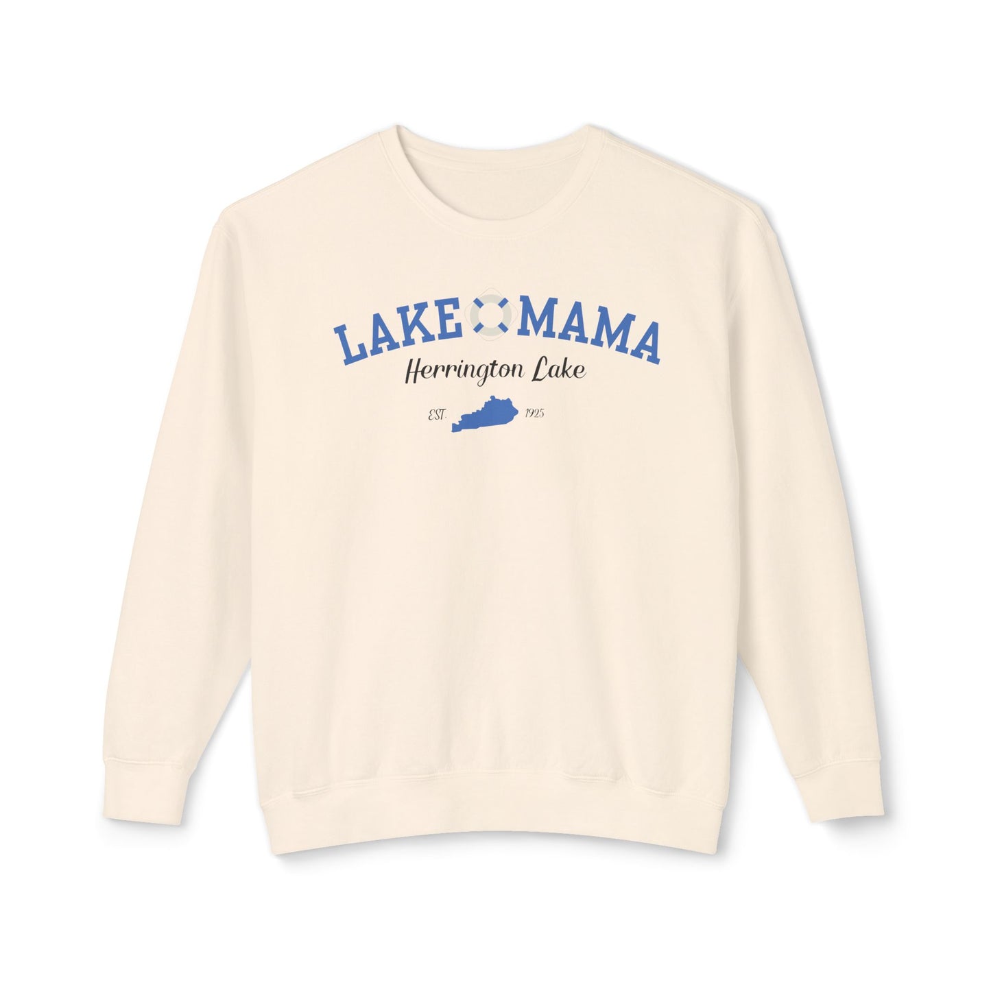 "Lake Mama" Lightweight Crewneck Sweatshirt by Comfort Colors