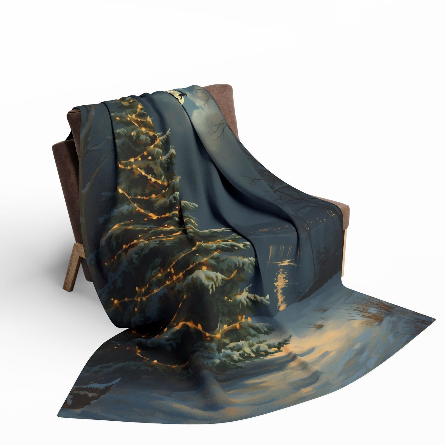 Herrington Lake Christmas 2025 Arctic Fleece Blanket