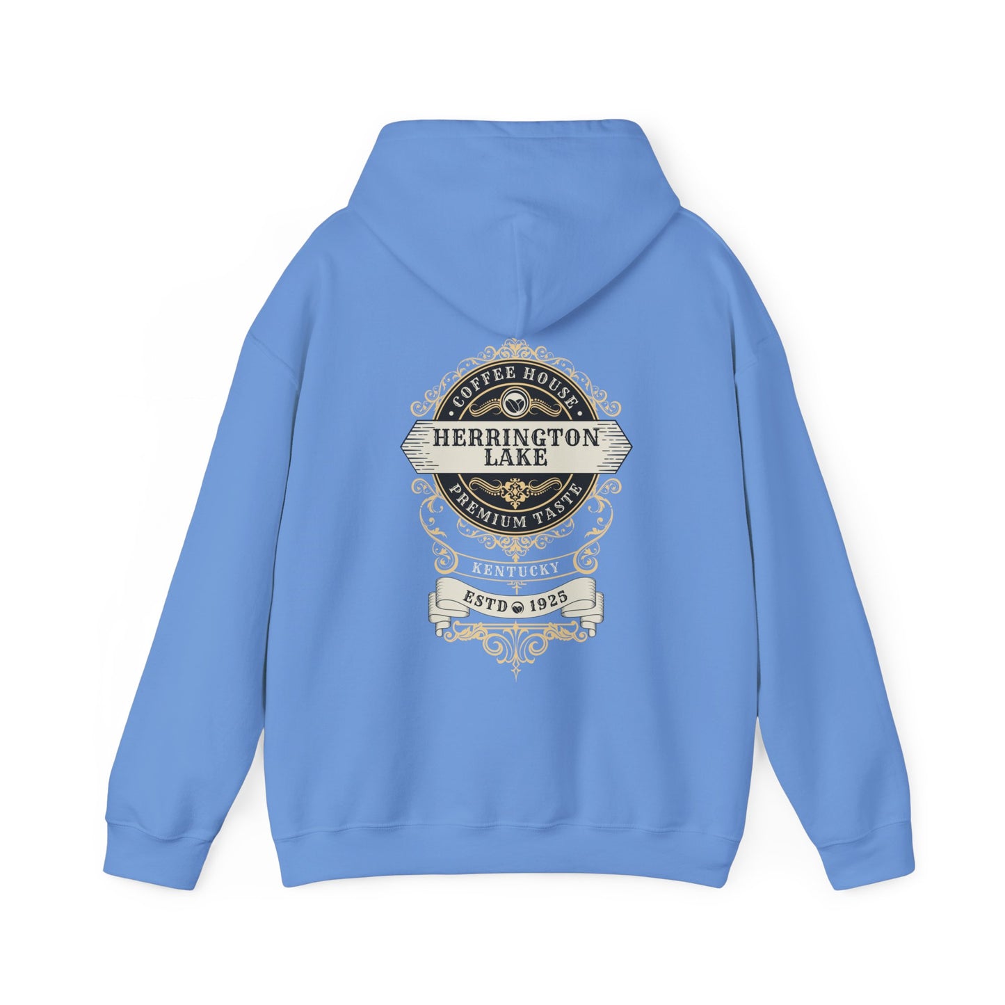 "Premium Taste" Coffee House Collection Double-Sided Print Heavy Blend™ Hooded Sweatshirt