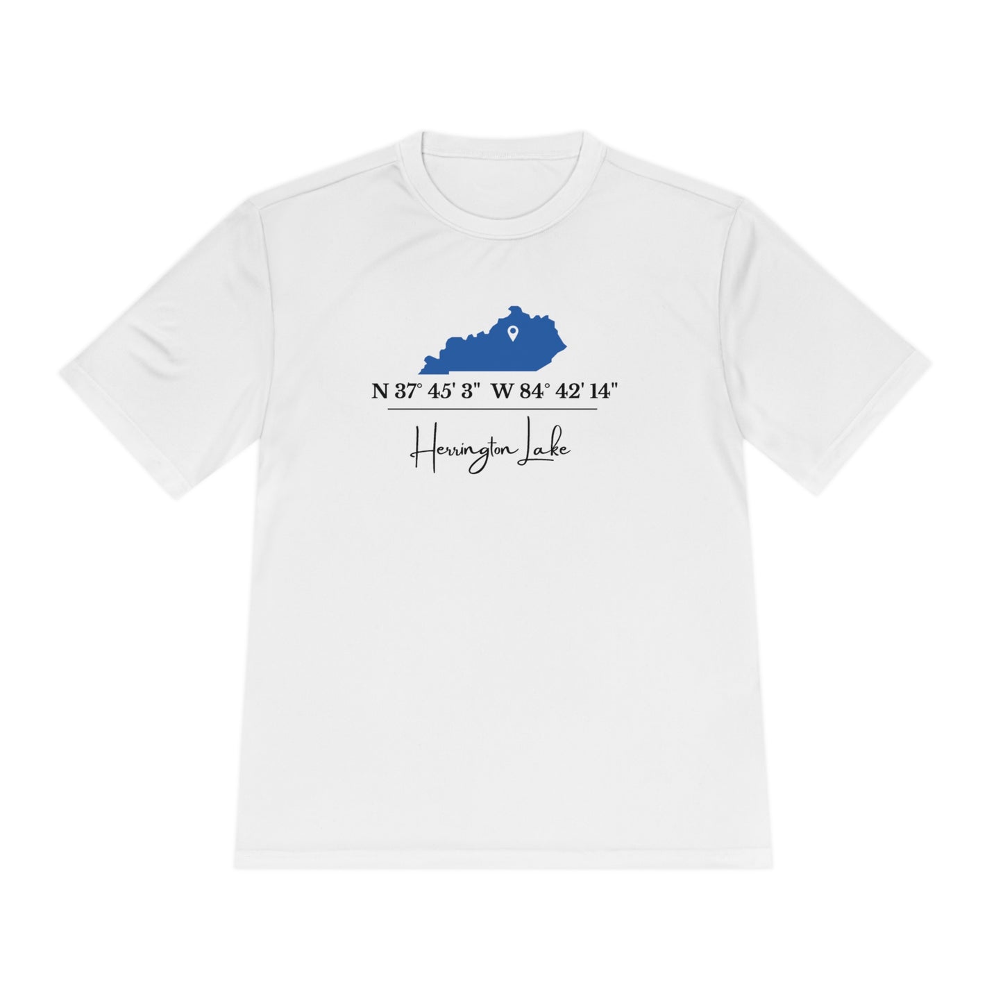 Herrington Lake Coordinates Unisex Moisture Wicking Tee