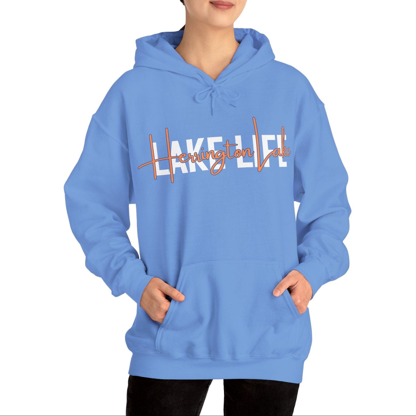 The Herrington Lake Life "Stack" Collection Unisex Heavy Blend™ Hooded Sweatshirt