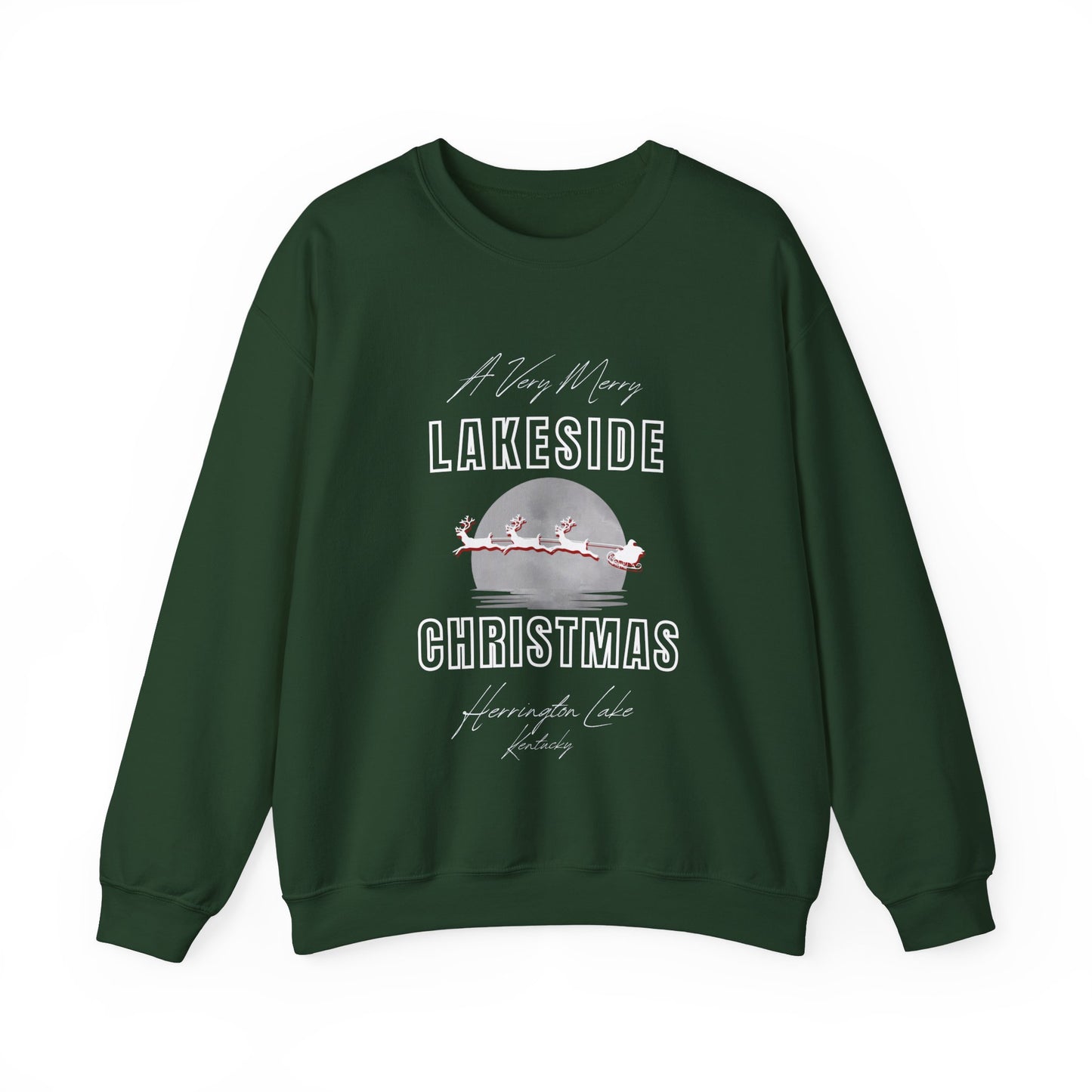 "A Very Merry Lakeside Christmas" Heavy Blend™ Crewneck Sweatshirt