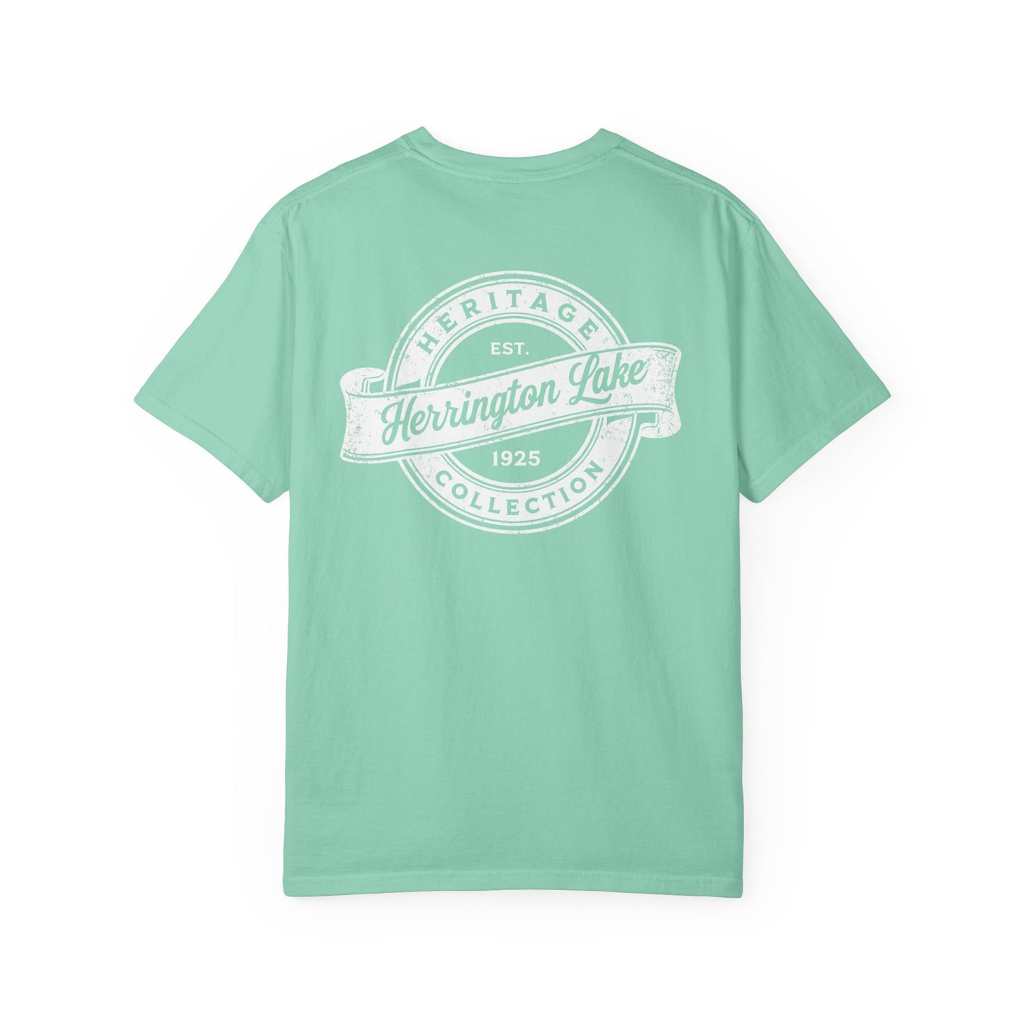 Vintage Herrington Lake Heritage Collection Premium Garment-Dyed Comfort Colors TShirt (Double-Sided Print)