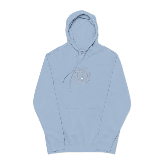 Embroidered Nautical Collection Independant Trading Company® Unisex Pigment-Dyed Hoodie