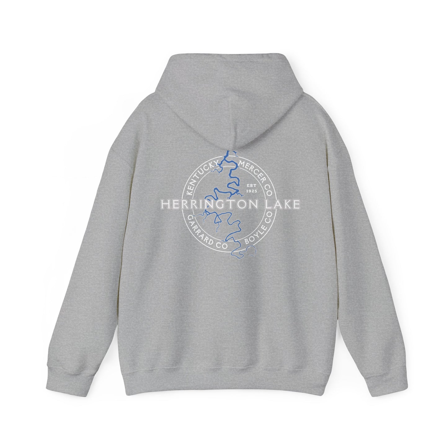 "The Classic" Herrington Lake and County Double-Sided Print Heavy Blend™ Hooded Sweatshirt