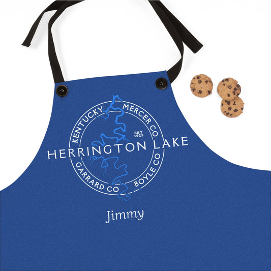 The Personalized Custom "Classic" Herrington Lake and County Poly-Twill Apron