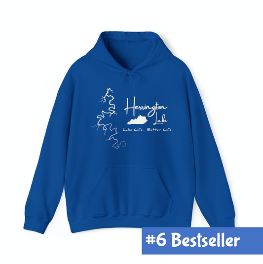 Herrington Lake "Classic" Outline Heavy Blend™ Hooded Sweatshirt