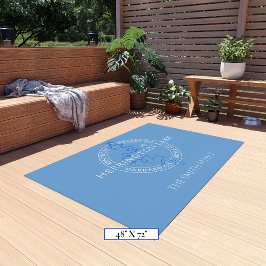 The Personalized Custom "Classic" Herrington Lake and County Outdoor Mat