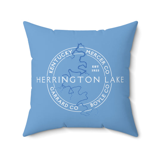 The "Classic" Herrington Lake and County Spun Polyester Square Accent Pillow