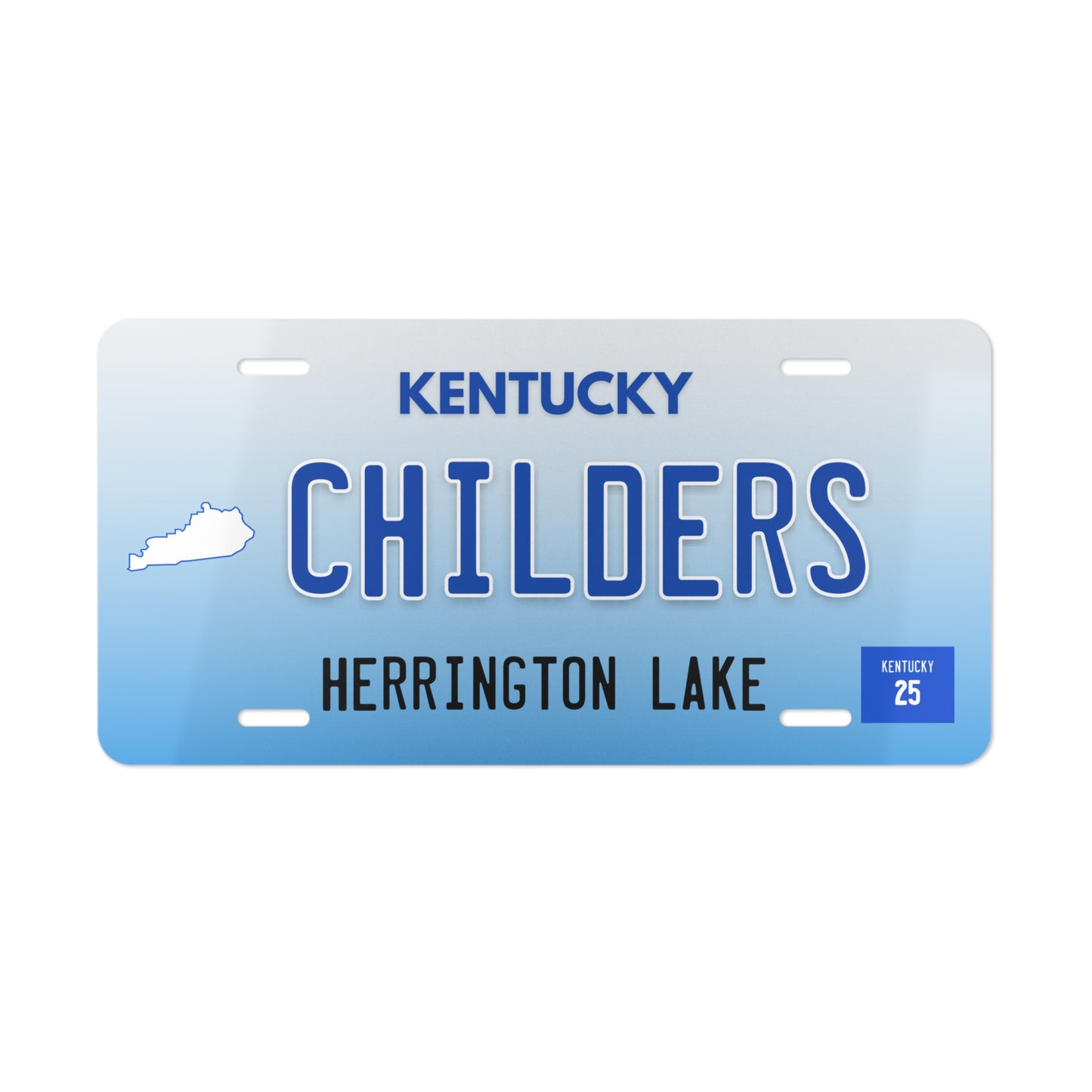 Custom Named Herrington Lake Vanity License Plate