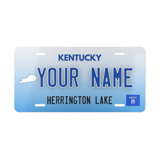 Custom Named Herrington Lake Vanity License Plate