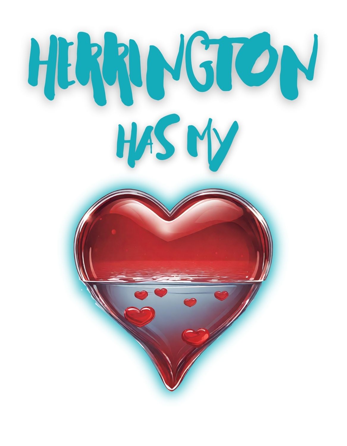"Herrington Has My Heart" Copper Vacuum Insulated Tumbler, 22oz