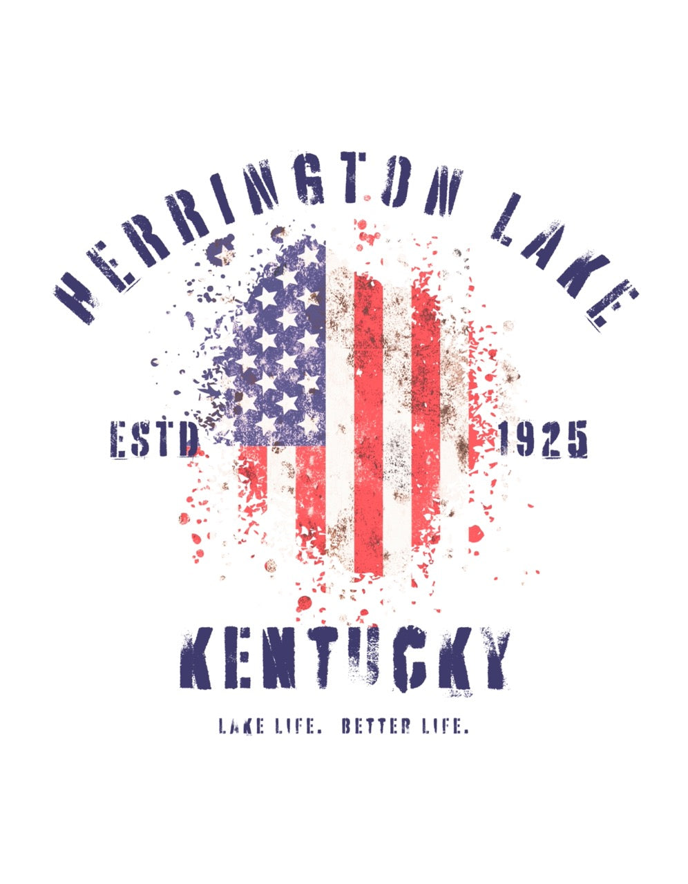 Herrington Lake Patriots Ultra Cotton Long Sleeve Tee