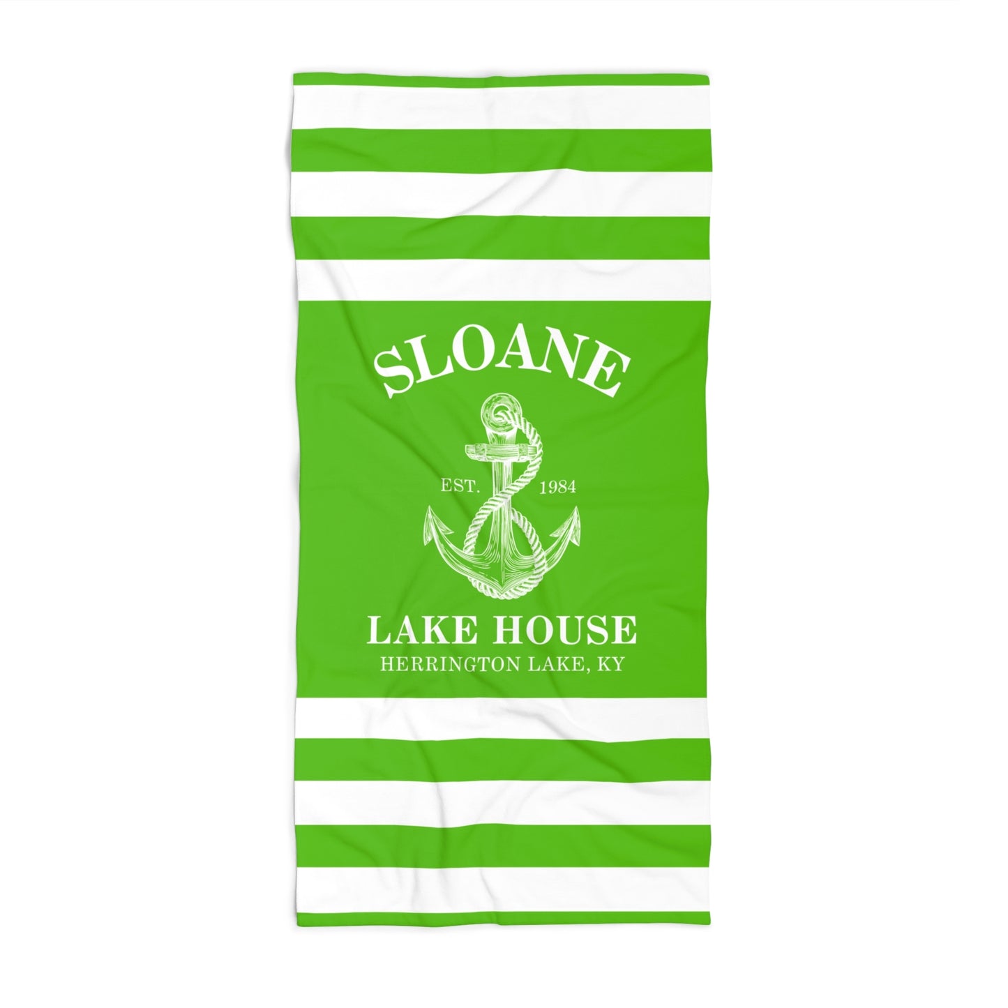 The Personalized Custom Lakehouse Ultra Soft beach Towel