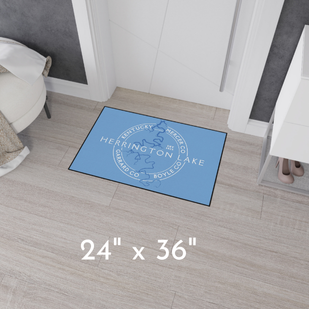 The "Classic" Herrington Lake and County Heavy Duty Floor Mat